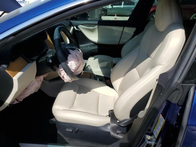 5YJSA1E20LF370747 - 2020 TESLA MODEL S Mavi foto 7