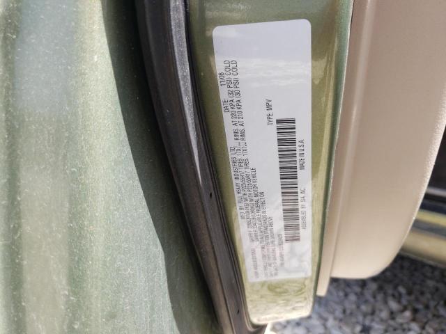 4S4BP61C576329439 - 2007 SUBARU LEGACY OUTBACK 2.5I GREEN photo 12