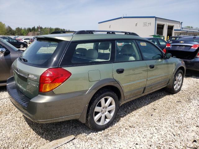 4S4BP61C576329439 - 2007 SUBARU LEGACY OUTBACK 2.5I GREEN photo 3