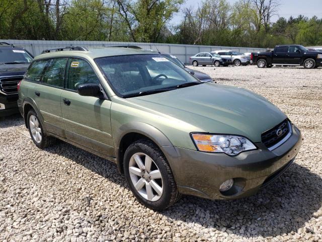 4S4BP61C576329439 - 2007 SUBARU LEGACY OUTBACK 2.5I GREEN photo 4