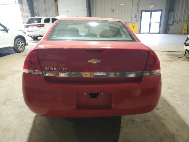 2G1WT57N491326295 - 2009 CHEVROLET IMPALA 1LT RED photo 6