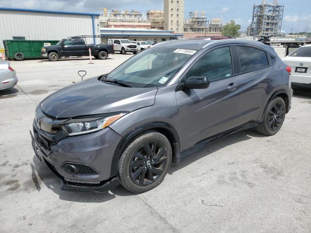 3CZRU5H10NM737848 - 2022 HONDA HR-V SPORT GRAY photo 1