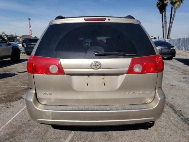 5TDZK23C29S273308 - 2009 TOYOTA SIENNA CE GOLD photo 6