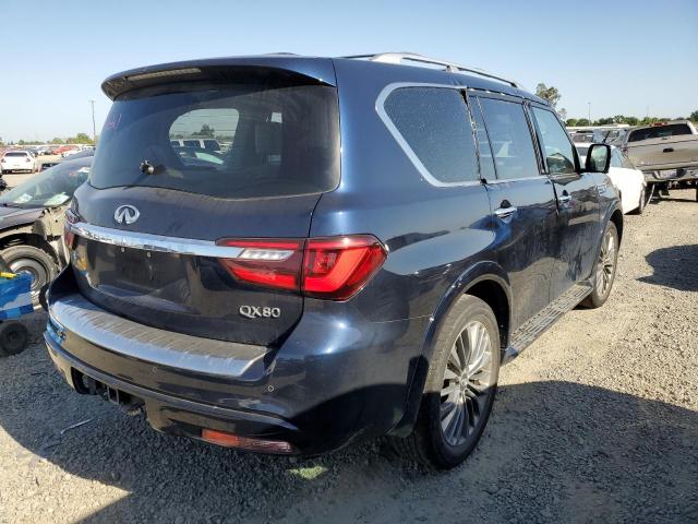 JN8AZ2NE8K9225523 - 2019 INFINITI QX80 LUXE BLUE photo 3