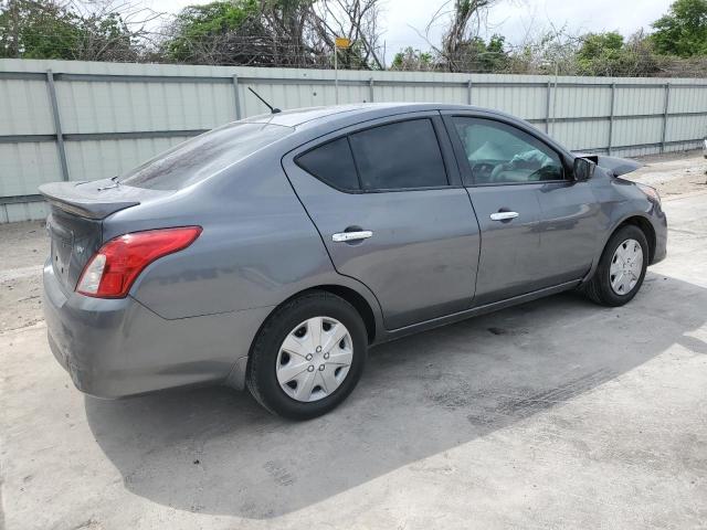 3N1CN7AP0KL817397 - 2019 NISSAN VERSA S GRAY photo 3