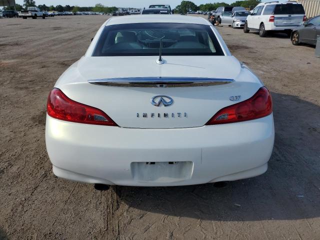 JNKCV66E59M723562 - 2009 INFINITI G37 BASE WHITE photo 6