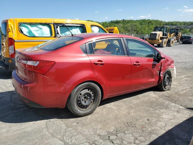 KNADM4A3XD6281410 - 2013 KIA RIO LX RED photo 3