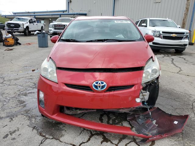 JTDKN3DUXA0202015 - 2010 TOYOTA PRIUS RED photo 5