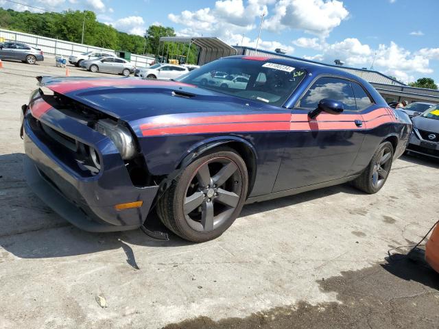 2C3CDYAGXDH582321 - 2013 DODGE CHALLENGER SXT BLUE photo 1