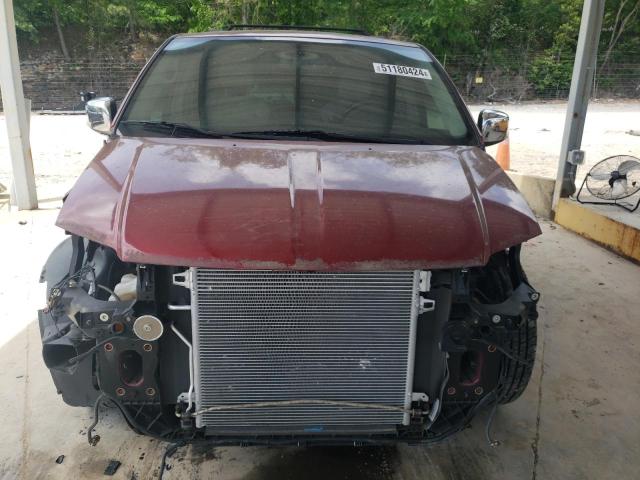 2C4RC1CG6CR328630 - 2012 CHRYSLER TOWN & COU TOURING L BURGUNDY photo 5