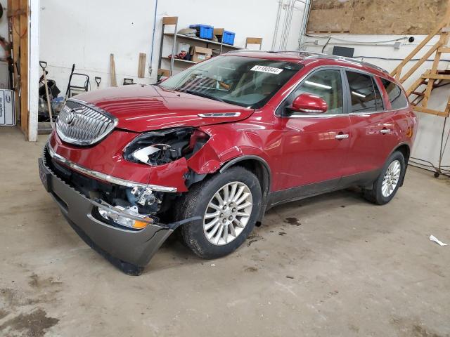 5GAKVCED7CJ378663 - 2012 BUICK ENCLAVE RED photo 1