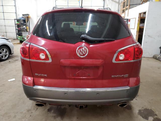 5GAKVCED7CJ378663 - 2012 BUICK ENCLAVE RED photo 6