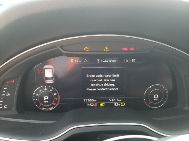 WA1VAAF75JD018043 - 2018 AUDI Q7 PRESTIGE WHITE photo 9