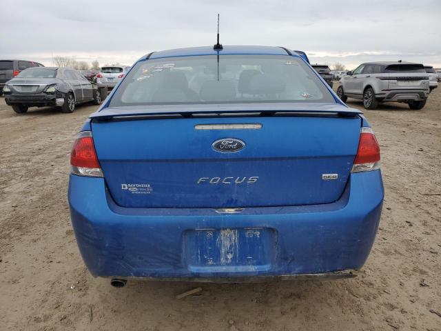 1FAHP3GN1AW257609 - 2010 FORD FOCUS SES BLUE photo 6