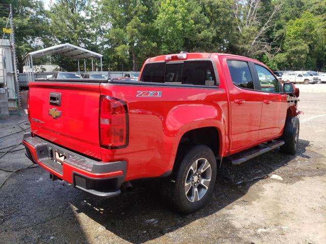 1GCGSDEN0H1153519 - 2017 CHEVROLET COLORADO Z71 RED photo 4