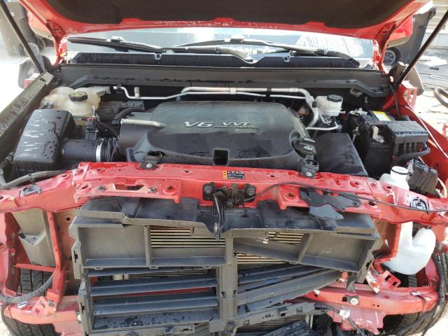 1GCGSDEN0H1153519 - 2017 CHEVROLET COLORADO Z71 RED photo 7