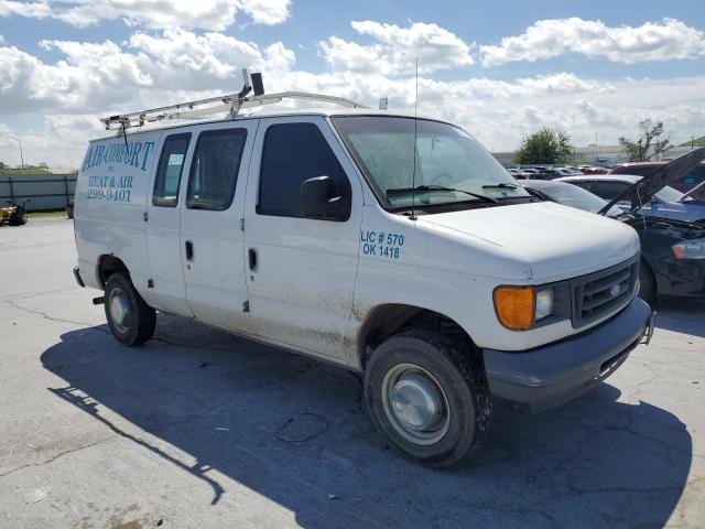 1FTNE24L76HB24946 - 2006 FORD ECONOLINE E250 VAN WHITE photo 4