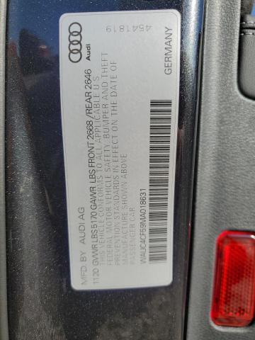 WAUC4CF59MA018631 - 2021 AUDI S5 PREMIUM PLUS GRAY photo 13