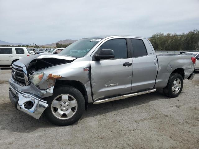 5TFRY5F15AX087996 - 2010 TOYOTA TUNDRA DOUBLE CAB SR5 SILVER photo 1