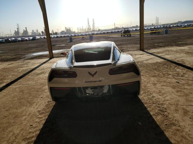 1G1YB2D75K5100805 - 2019 CHEVROLET CORVETTE STINGRAY 1LT WHITE photo 6