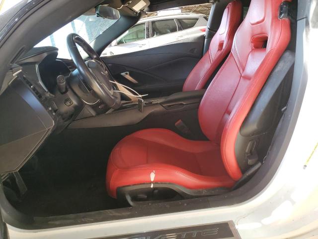 1G1YB2D75K5100805 - 2019 CHEVROLET CORVETTE STINGRAY 1LT WHITE photo 7