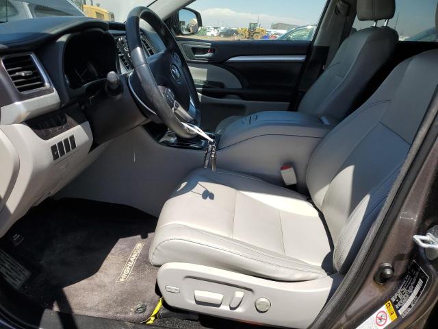 5TDJKRFH0GS240771 - 2016 TOYOTA HIGHLANDER XLE Boz foto 7