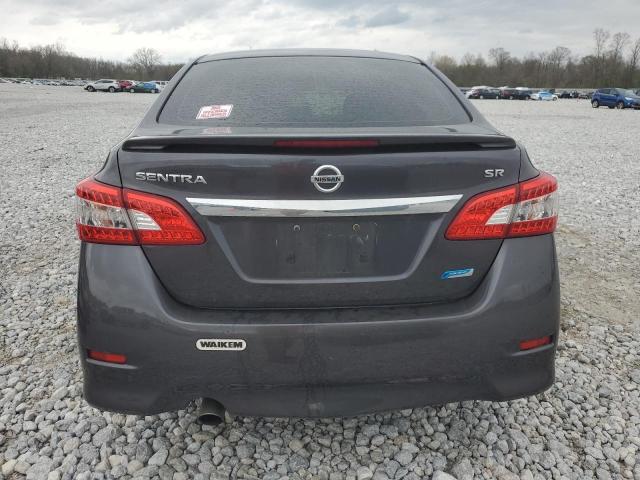 3N1AB7AP4DL563146 - 2013 NISSAN SENTRA S GRAY photo 6