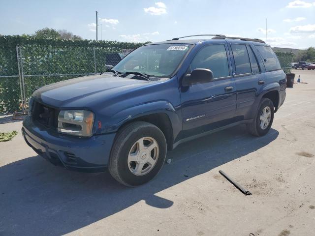 1GNDS13SX22463373 - 2002 CHEVROLET TRAILBLAZE BLUE photo 1