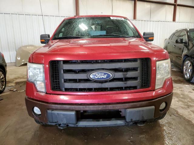 1FTFX1EV7AFA24777 - 2010 FORD F150 SUPER CAB RED photo 5