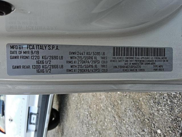 ZFBHRFAB2L6P54226 - 2020 RAM PROMASTER WHITE photo 13