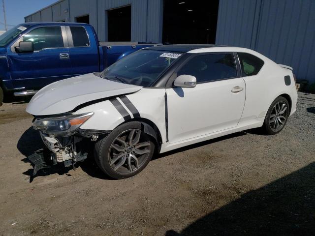 JTKJF5C78E3086178 - 2014 TOYOTA SCION TC WHITE photo 1