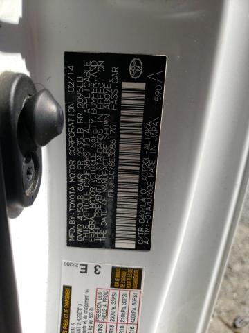 JTKJF5C78E3086178 - 2014 TOYOTA SCION TC WHITE photo 13