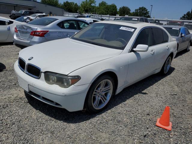 WBAGL63595DP74731 - 2005 BMW 745 I WHITE photo 1