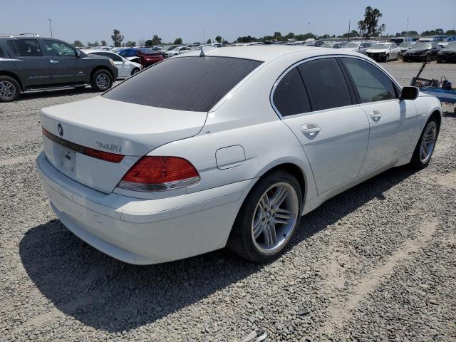 WBAGL63595DP74731 - 2005 BMW 745 I WHITE photo 3