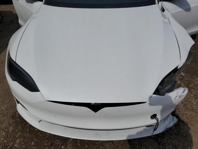 5YJSA1E57NF473919 - 2022 TESLA MODEL S WHITE photo 11