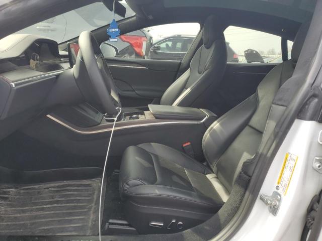 5YJSA1E57NF473919 - 2022 TESLA MODEL S WHITE photo 7