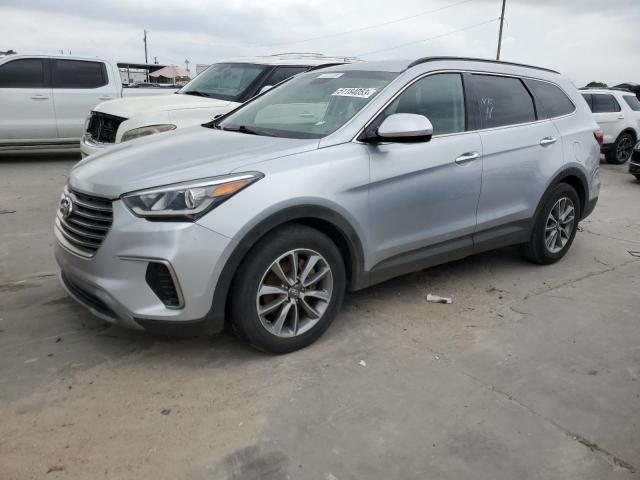 KM8SM4HF0HU207257 - 2017 HYUNDAI SANTA FE SE SILVER photo 1