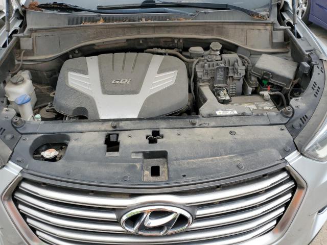 KM8SM4HF0HU207257 - 2017 HYUNDAI SANTA FE SE SILVER photo 11