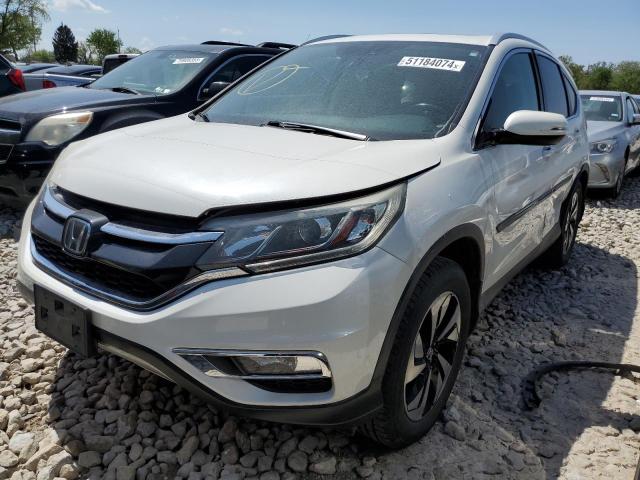 5J6RM4H97FL005106 - 2015 HONDA CR-V TOURING WHITE photo 1