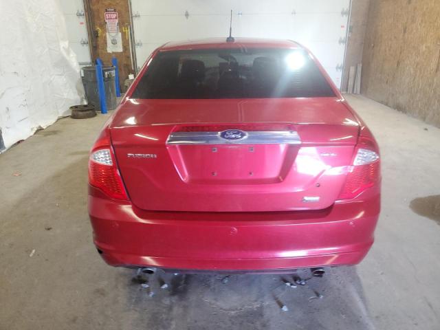 3FAHP0JG4AR415291 - 2010 FORD FUSION SEL RED photo 6