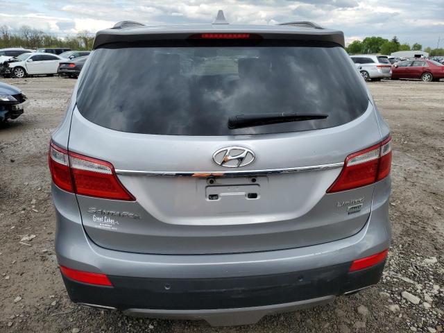 KM8SRDHF8EU084014 - 2014 HYUNDAI SANTA FE GLS SILVER photo 6