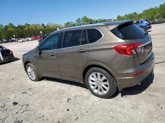 LRBFXFSXXHD073236 - 2017 BUICK ENVISION PREMIUM II BROWN photo 2
