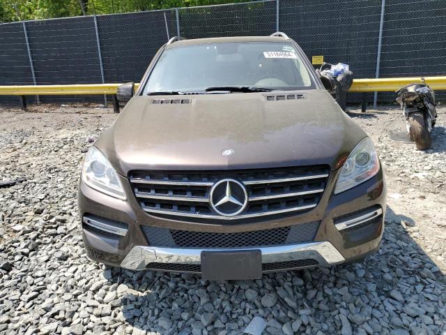 4JGDA5HB6CA011659 - 2012 MERCEDES-BENZ ML 350 4MATIC BROWN photo 5