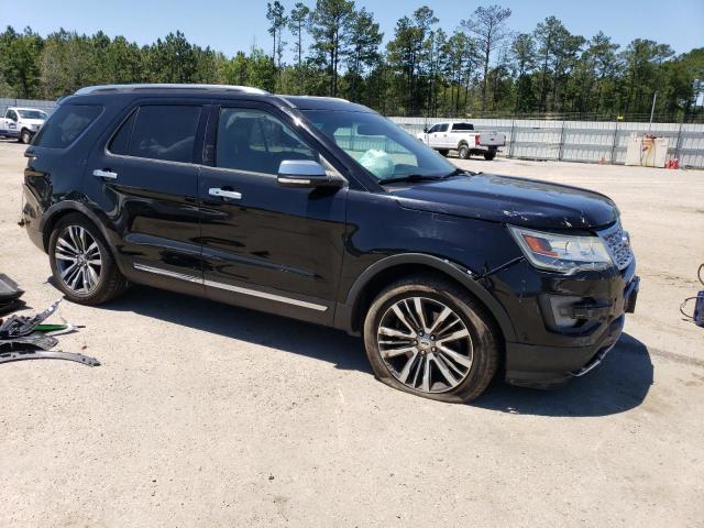 1FM5K8HT6HGA84076 - 2017 FORD EXPLORER PLATINUM BLACK photo 4