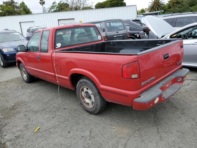 1GTCS1943W8511196 - 1998 GMC SONOMA RED photo 2