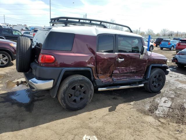 JTEBU11F470070340 - 2007 TOYOTA FJ CRUISER BURGUNDY photo 3