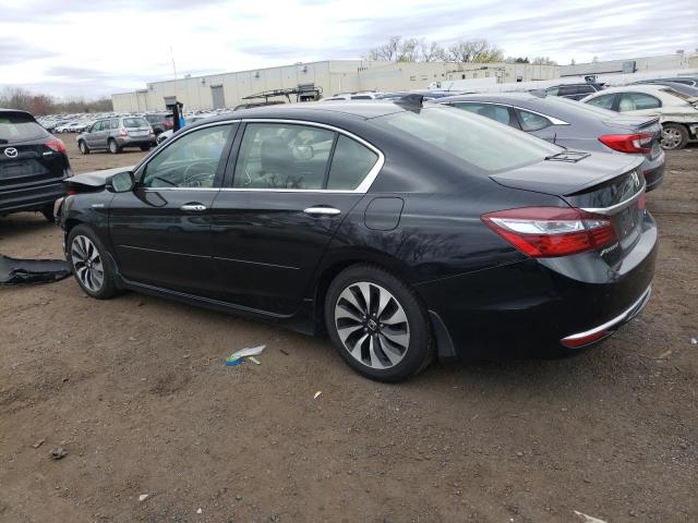 JHMCR6F76HC015363 - 2017 HONDA ACCORD TOURING HYBRID BLACK photo 2