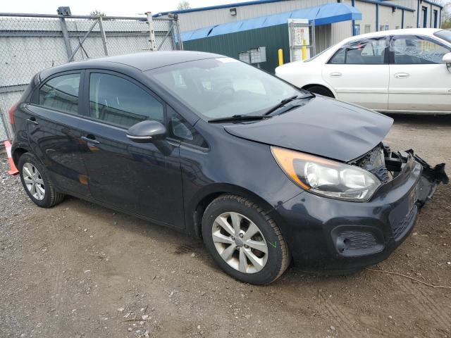 KNADN5A32D6139135 - 2013 KIA RIO EX BLACK photo 4