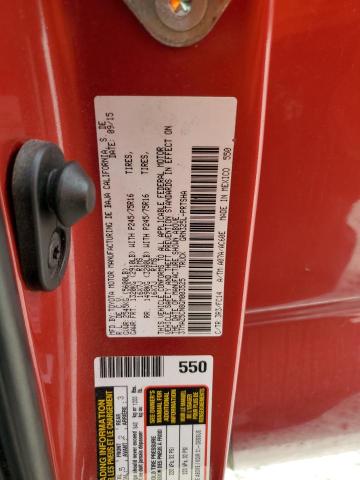 3TMAZ5CN8GM003525 - 2016 TOYOTA TACOMA DOUBLE CAB RED photo 13