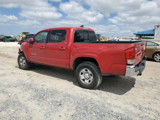 3TMAZ5CN8GM003525 - 2016 TOYOTA TACOMA DOUBLE CAB RED photo 2